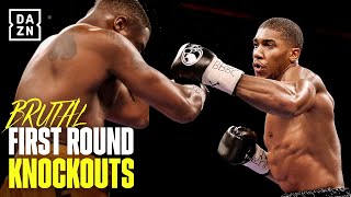 BRUTAL FIRST ROUND KNOCKOUTS [upl. by Lindell616]