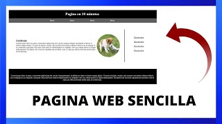 CREAR PAGINA WEB SENCILLA EN 10 MINUTOS con HTML y CSS  Tutorial [upl. by Ainoz]