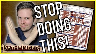 Top 5 PLAYER MISTAKES in Pathfinder 2e [upl. by Kaliski385]