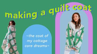 Making a Quilt Coat  Repurposing Damaged Quilts into Wearable Clothing [upl. by Potts]