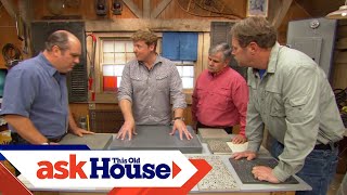 How to Build Custom Concrete Countertops  Ask This Old House [upl. by Laubin]