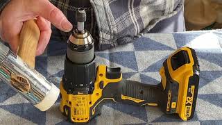 DEWALT CORDLESS DRILL CHUCK JAMMED [upl. by Benji]