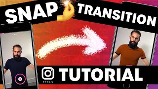 How to do transitions in Instagram Reels  SnapJump Cuts [upl. by Pawsner856]