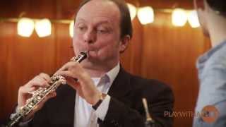 Oboe lessons Leleux Oboe Masterclass Mozart oboe concerto [upl. by Torbert205]