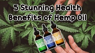 5 Stunning Health Benefits of Hemp Oil [upl. by Eilsil]