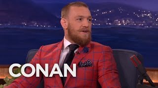 Conor McGregor Got His Start As A Plumber  CONAN on TBS [upl. by Neelrac63]