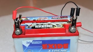 How to charge 12V Battery at home  EASY [upl. by Ydok270]