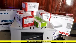 HIkVision CCTV Camera Installation and Setup [upl. by Ynnos]