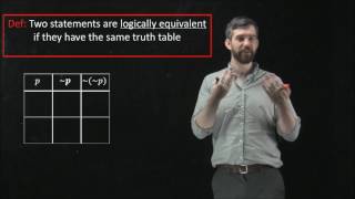 Logical Equivalence of Two Statements [upl. by Lrat935]