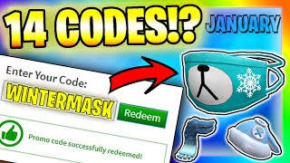 14 Codes ALL NEW PROMO CODES in ROBLOX January 2024 [upl. by Lynden]