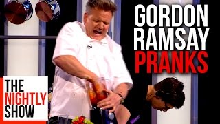 All of Gordon Ramsays Best Pranks  COMPILATION [upl. by Elak821]