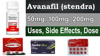 Avanafil stendra 50 mg 100 mg 200 mg Tablet  Uses Side Effects Dosage HINDI  Spedra Tab [upl. by Llertnek]