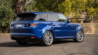 2016 Range Rover Sport SVR review  first impressions POV [upl. by Siramay489]