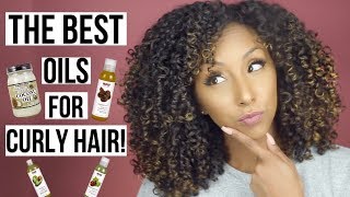 The BEST OILS for Natural Curly Hair  BiancaReneeToday [upl. by Rempe]