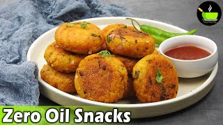 Zero Oil Snacks Recipes  Evening Snack Without Oil  Snacks Recipe  Tea Time Easy Snack [upl. by Kiernan105]