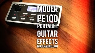 MOOER PE100 Portable Guitar Effects [upl. by Rosinski]