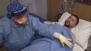 Central Venous Catheter Insertion Demonstration [upl. by Anirehtak]