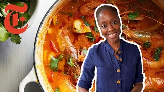 The Most Beautiful Seafood Stew  Brazilian Moqueca with Yewande Komolafe  NYT Cooking [upl. by Radbun]