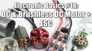 Electronic Basics 18 DC amp Brushless DC Motor  ESC [upl. by Pillihp703]