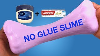 How To Make Slime No Glue No Borax Slime DIY Vaseline amp Toothpaste Slime [upl. by Inama]