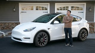 Tesla Model Y Performance vs Long Range  Acceleration Boost Upgrade [upl. by Suoivart]