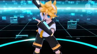 【Rin・Len】 Kagamine Lets Say the P Names ENGLISH Project Diva F Edit PV [upl. by Nnybor]