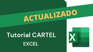 Tutorial hacer CARTELES con Excel ACTUALIZADO [upl. by Etti]