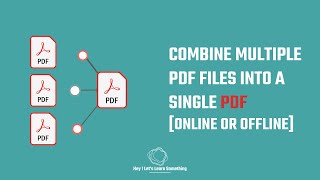 How to combine pdf files into one online or offline without adobe acrobat pro  2022 [upl. by Valdemar587]