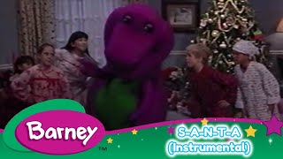 Barney  SANTA Instrumental [upl. by Eniretak]