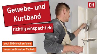 DIY InneneckenKurt band an Gipskarton selber einspachteln  DH  Trockenbau [upl. by Arianie]