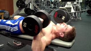 How To Dumbbell Chest Press [upl. by Gurolinick]