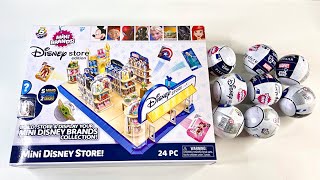 LARGE Disney Mini Brands Haul  Disney Store [upl. by Bathsheb]