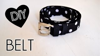 DIY Fabric Belt sewing  quick amp easy  how to  tutorial [upl. by Dorey]