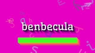 BENBECULA  HOW TO PRONOUNCE BENBECULA [upl. by Champagne]