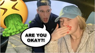 Getting CAR SICK Prank On BOYFRIEND [upl. by Nawat988]