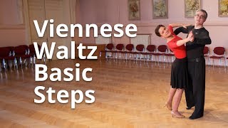 Viennese Waltz Basic Steps  Dance Routine and Figures [upl. by Bekaj]