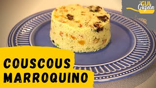 Receita FÁCIL E PRÁTICA TEMOS COUSCOUS MARROQUINO EM 10 MINUTOS [upl. by Loggins]