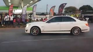 Mercedes C63 Burnout Spinning [upl. by Curcio807]