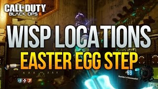 Zombies Der Eisendrache  All WispElectric Object Locations Easter Egg Step [upl. by Aerdnuahs]