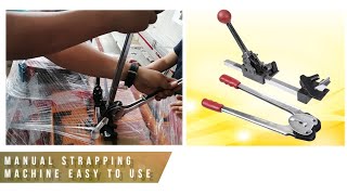 HOW TO USE MANUAL STRAPPING MACHINE [upl. by Netram]