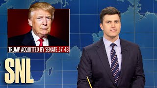 Weekend Update Trump Acquitted in Second Impeachment  SNL [upl. by Ias383]