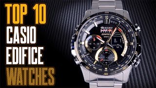 Top 10 Best Casio Edifice Watches 2019 [upl. by Waechter]