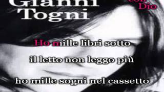 Gianni Togni karaoke Luna [upl. by Atinihs]