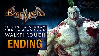 Batman Return to Arkham Asylum Ending  Jokers Party [upl. by Neomah331]