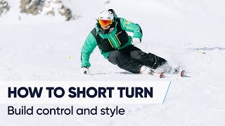 HOW TO SKI SHORT TURNS  3 tips with Benni Walch [upl. by Sukram545]