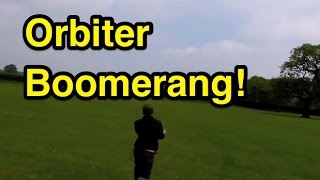 Aerobie Orbiter Boomerang Review  Demo [upl. by Carlo]