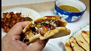 Chorizo and Potato Gorditas Recipe  GORDITAS [upl. by Hallock249]