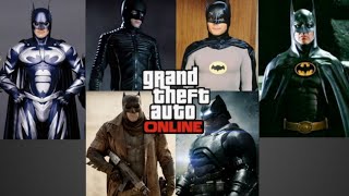 GTA 5 Online 6 Batman suits Outfit Tutorial [upl. by Ertsevlis31]