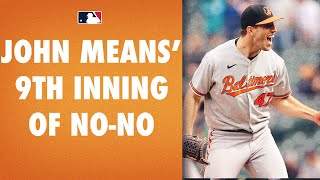 See the final 3 outs of John Means masterful nohitter [upl. by Mintz]