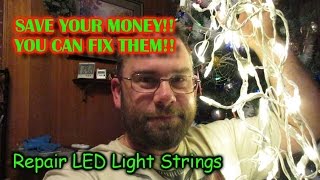 LED Christmas Light String Repair [upl. by Ellison]